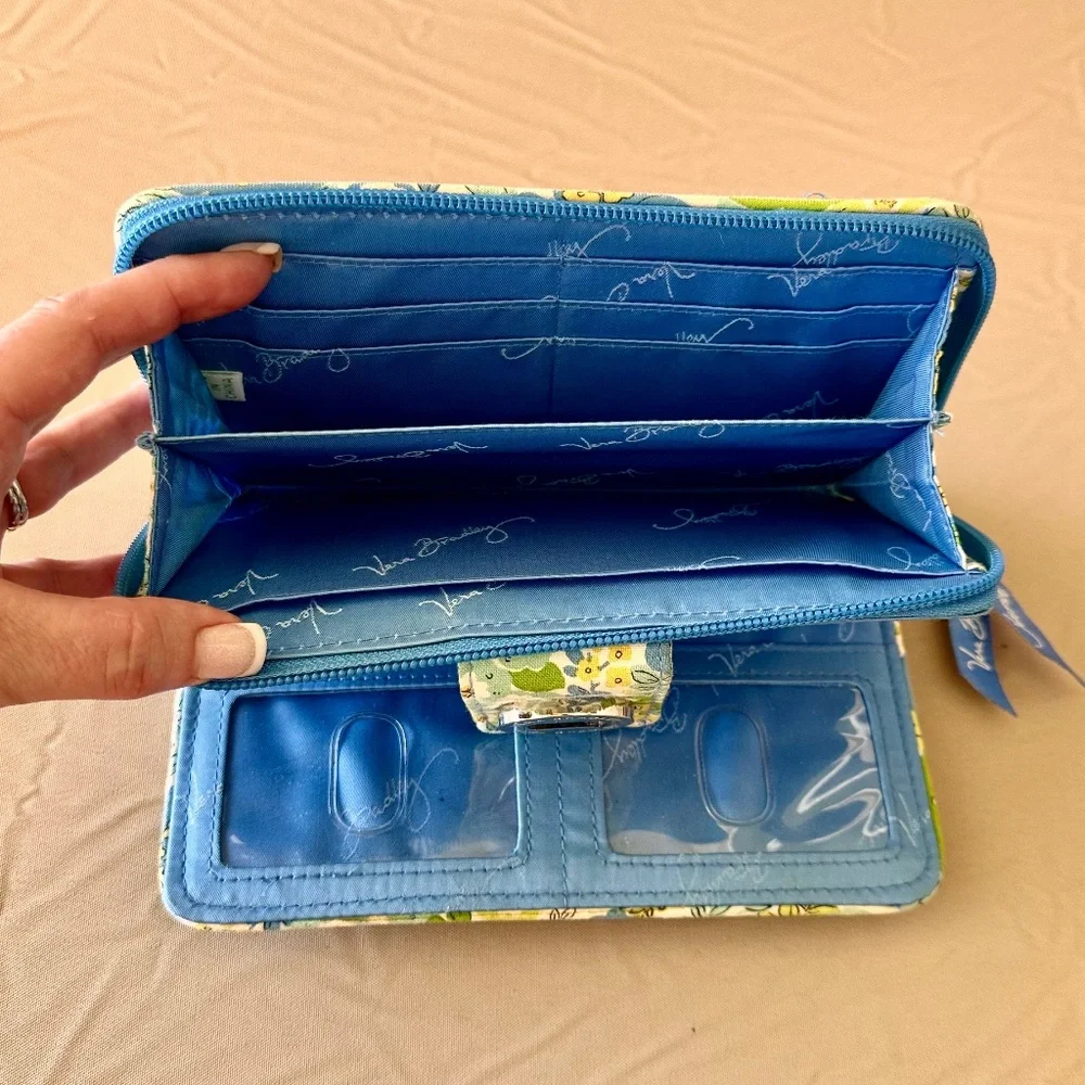 Vera Bradley, English Meadow Twist Lock Wallet - Picture 7 of 10